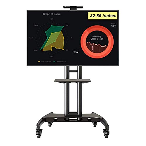 Soporte universal para TV móvil ajustable 32-65" miniatura 1