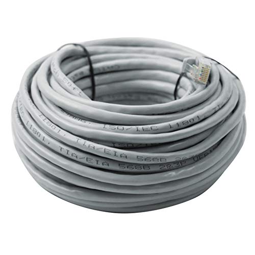Cable de red Ethernet Cat5e 150 ft con conector RJ45 miniatura 5
