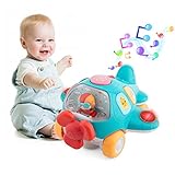nicknack Baby Spielzeug 12-18 Monate, Flugzeug Auto Spielzeug Krabbelspielzeug für Kinder Kleinkinder Jungen Mädchen 1 2 3 Jahre alt