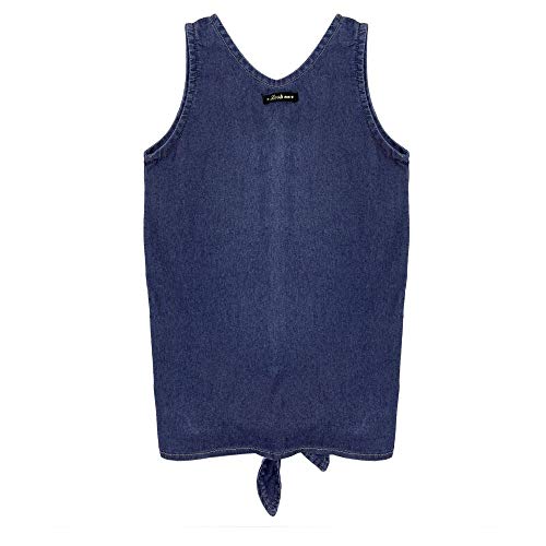 Blusa Look Jeans Amarração Jeans - UNICA - 10