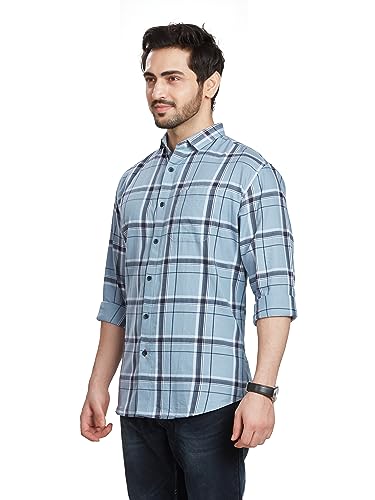 Image of BE ACTIVE Cotton Casual Checks Shirts for Men|| Casual Shirts for Men|| Mens Casual Shirts Full Sleeve