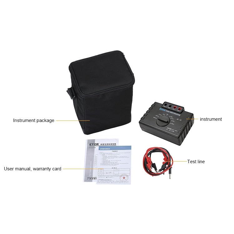 Lightning Protection Standard Ground Resistance Tester Ground Reisistance Measuring Instrument with Accuracy 0.05% Temperature Coefficient ±25ppm