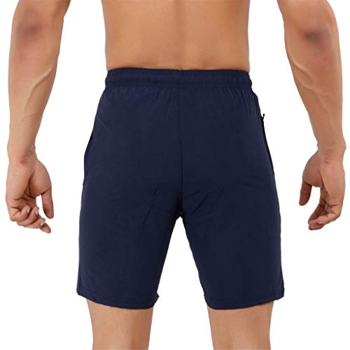 Image of NEVER LOSE Men's Lightweight Performance Training Shorts with Quick-Dry Fabric for Running, Gym and Everyday Workouts