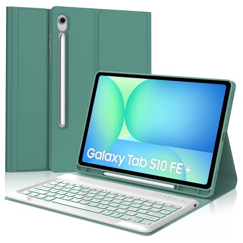 Funda Teclado para Samsung Galaxy Tab S10 Fe Plus/S10 FE+ 13.1 Pulgadas