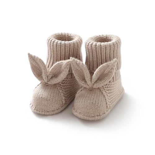 Baby Booties Newborn First Walkers Soft Knit Boots Warm Knitted Crib Shoes for Boy Girl Crochet Infant Sock