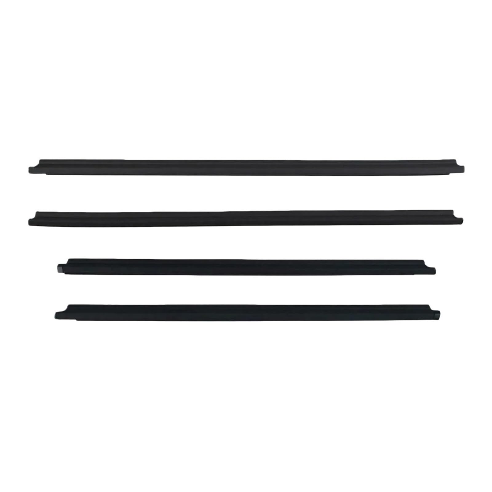 Watjcse One Color Car Side Door Window Weatherstrip Window Glass Sealing Strip Waterproof Pressure Weather Strip Compatible With Toyota Fortuner 2004-2015