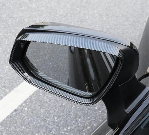 Accessoires Mitsubishi Outlander protection rétroviseur pluie ABS carbone