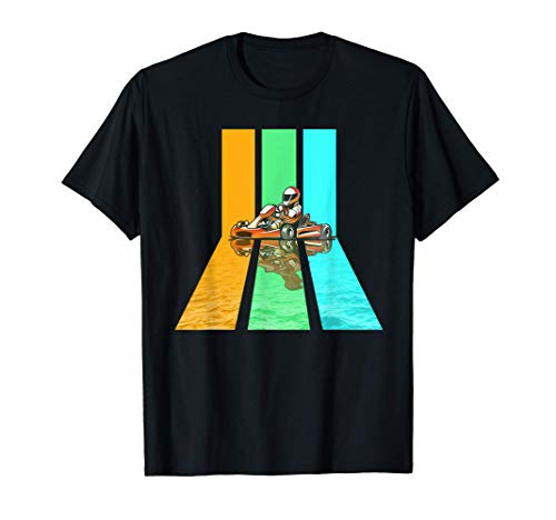 Retro 80s Vintage Style Kart Racing T-Shirt