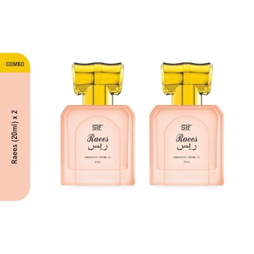 Image of Ramsons SRF Raees Concentrated Perfume Oil for Men & Women | 20 ML x 2 |Alcohol Free |Attar Perfume Roll on