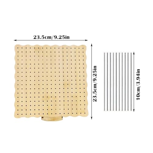 Planche de blocage pour redresser les bords du crochet et réussir son tricot
