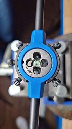 GSR PROFI Schneideisen DIN 223 UNC 1/4 Stativgewinde HSS Form B, Hochwertiges HSS Schneideisen für Außengewinde, Gewindeschneideisen für Stativ Gewinde