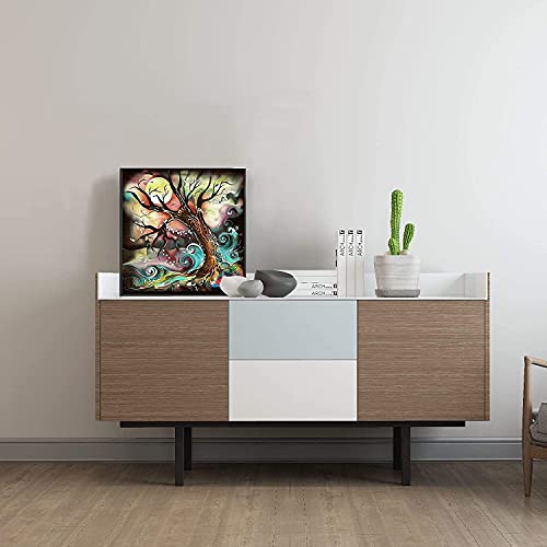 5D Diy Diamond Painting Kits For Adults Full Drill Colorful Tree Of Life Paint By Numbers Kits Pictures Arts Wall Decoration Diamond Painting Kit #TOP3