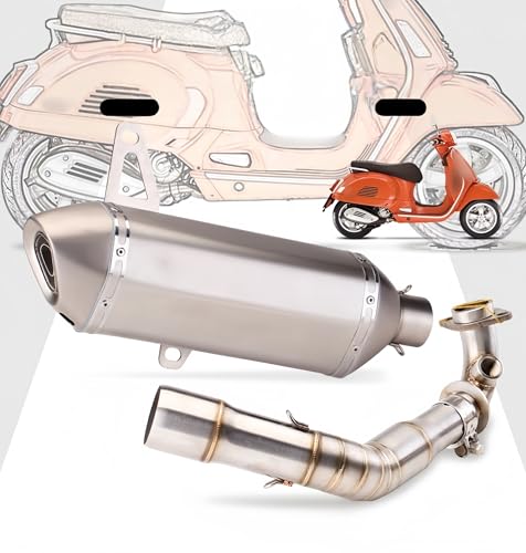 Tuyau d'échappement moto GTS300 - Finition Premium et Raccordement Slip-On Précis