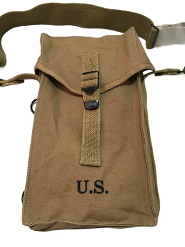 U.s Army 1956 Wwii General Purpose Ammunition Canvas Bag Khaki #TOP1