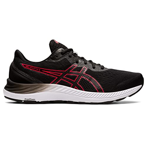 ASICS Men's Gel-Excite 8 Running Shoes, 8.5, Black/Electric RED