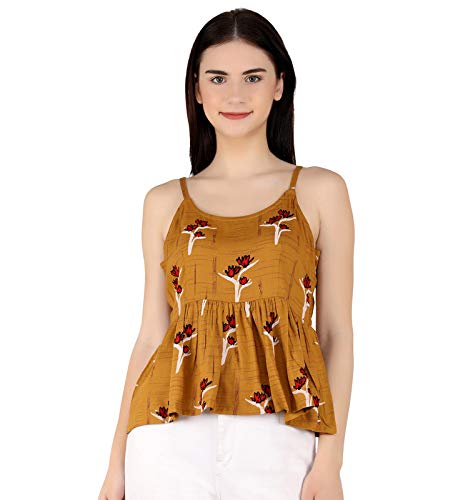 unfakenow Casual No Sleeve Printed Women Top-picture-22
