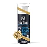 MENFIRST Darkening Beard Balm for Men with Sensitive Skin – Gray & White Hair Reducing Leave-In Conditioner with Keratin, Collagen & Vit. E – Dark Shades – 1 Fl Oz (Pack of 1)