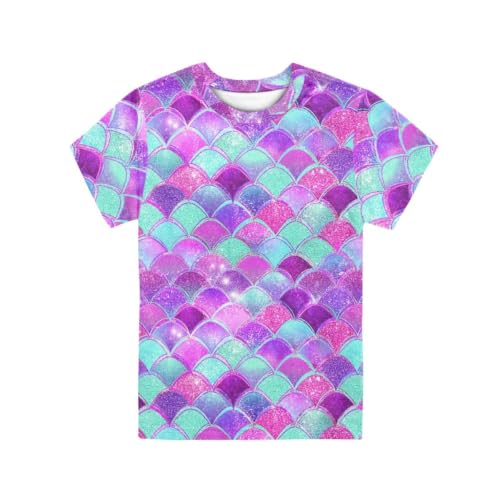 Image of ENLACHIC Girls Teens Pink Flamingo Printed Summer Short Sleeve T-Shirts Cute 3-16 Years