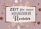  Gutscheinbuch für Nonna: Personalisiertes Gutscheinbuch Oma - 50 Gutscheinen zum einlösen: 25 vorgefertigt + 25 zum selber Ausfüllen und Ausschneiden, ... Geburtstag, Weihnachten für die Großmutter