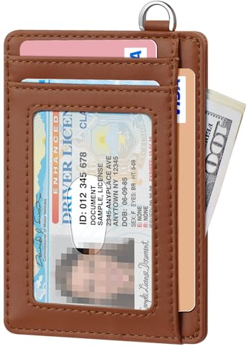 Image of FurArt Slim Minimalist Wallet RFID Credit Card Holder for Men | slim minimalist compact rfid id window thin