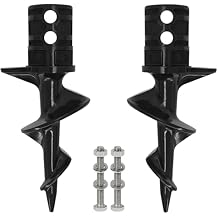 2 Pack Dock Sand Auger for PVC Tubing Sandbar Anchor Securing Your Boat with Ease Fits 1.730" I.D. or 1.790" I.D PVC,Replace Sand Dock Auger Boat Anchorwith 2 Screws