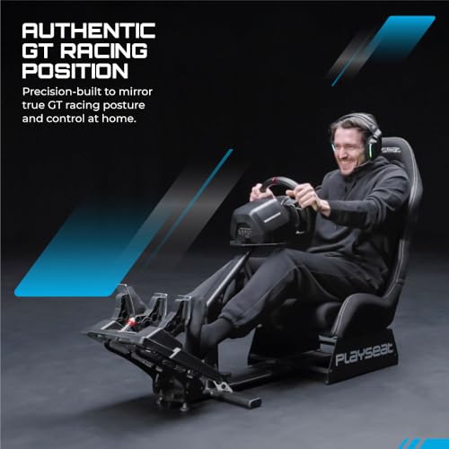 Image of Playseat Evolution Sim Racing Cockpit | Comfortable Racing Simulator Cockpit | Compatible with All Steering Wheels & Pedals on the Market | Supports PC & Console | Actifit Edition
