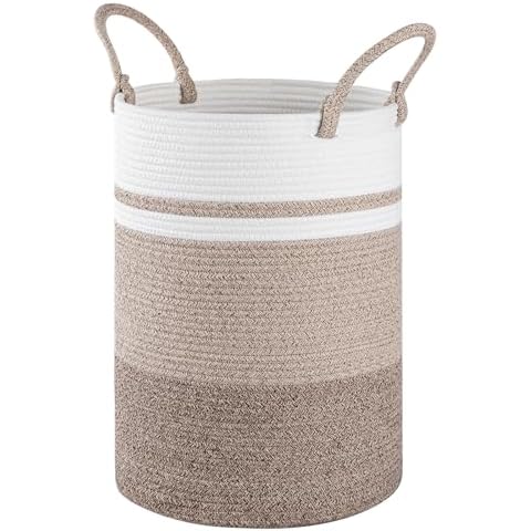 SIXDOVE Laundry Basket, Laundry Hamper, Baby Nursery Hamper, Foldable Laundry Hamper with Handles, Storage Blanket Clothes Toys in Bedroom, Living Room-13.8 "L * 19.7 "H-Gradient Yellow Cover