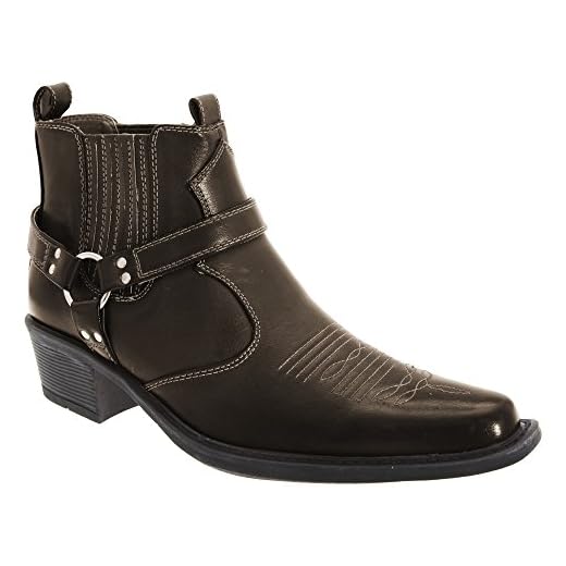 US Brass Eastwood_sml Bottes de cowboy pour homme, marron, 46 EU