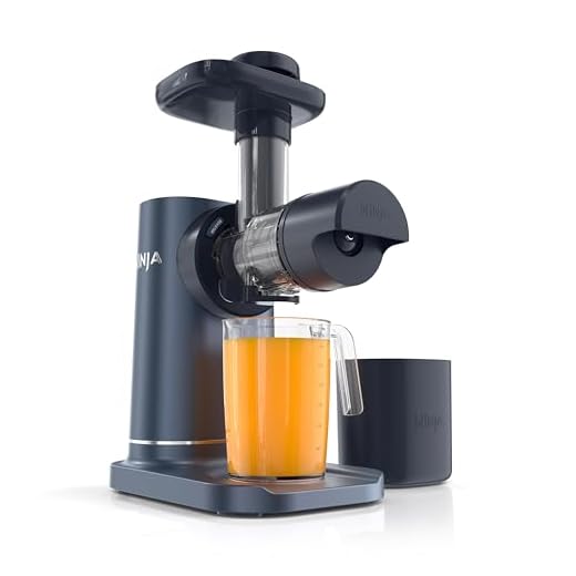 Ninja NeverClog Cold Press Juicer, 24oz Jug, 36oz Pulp, Navy, JC151NV
