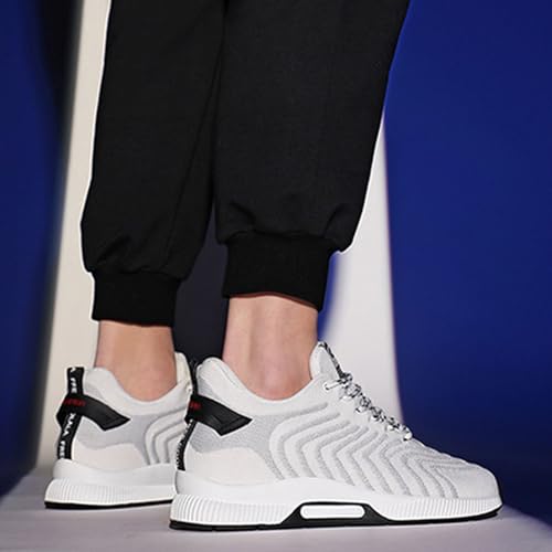 Chaussures à plateforme cachée homme légères et respirantes en maille