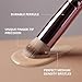 Lamora Concealer Makeup Brush Under Eye - Mini Angled Flat Top Kabuki Nose Contour Brush - Ideal for Concealing Blending Setting Buffing with Powder Liquid Cream Cosmetic - Pro Small Foundation Brush