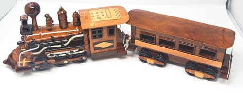 Steam Train Wood Model