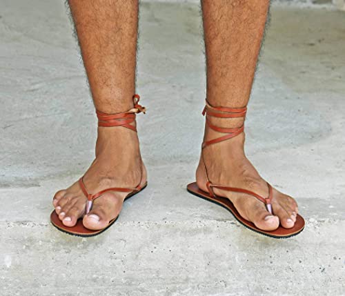CHASQUI Men - Barefoot leather flat sandals/flexible men sandals/minimalist pocket men sandals3