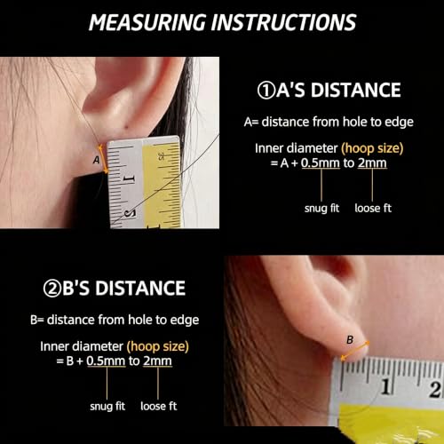 Image of SANNIDHI 4 Pairs Hoop Earrings for Women Men Stylish Stainless Steel 8mm 10Mmm 12mm 14mm Ear Rings Trendy Cartilage Surgical Hoops Earrings for Women Girls Men - Silvercolor