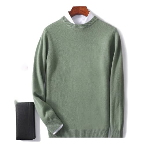 Men’S Chunky Cable Knit Crew Neck Jumper Soft Winter Warm Pullover Sweaters4