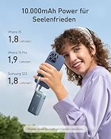 Anker Nano 10000mAh Powerbank, 30W Max, integriertes USB-C Kabel – Ansicht 4