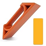 Floor Gap Fixer Tool for Laminate, Vinyl & Hardwood Floors – Heavy-Duty Nylon Plank Puller with Reusable Washable Adhesive Pad, DIY Floor Gap Repair Tool (Plank Grabber Only, Hammer Not Included)