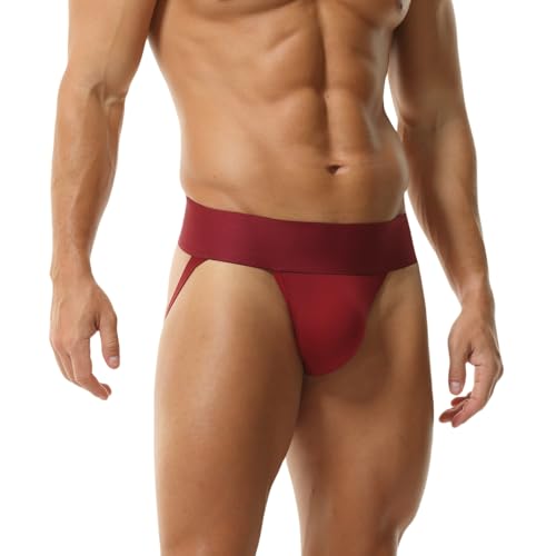 BRODDLE Men's Jockstrap Nylon Pouch 2.5 Inch Wide Band Performance Workout Daily Sports Athletic Supporters4