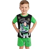 Disney Toy Story Pijama Niño y Bebe, 2-7 Años, Conjunto de Pijamas Niños Verano Manga Corta, Ropa de Dormir Transpirable, Buzz Lightyear (3-4 Años, Multi Buzz, 1 Paquete)
