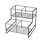 * 【Construction robuste】Ce support de rangement est fabriqué en métal robuste. Notre support à sirop est très résistant et difficilement déformable. Sa construction robuste garantit stabilité et longévité.