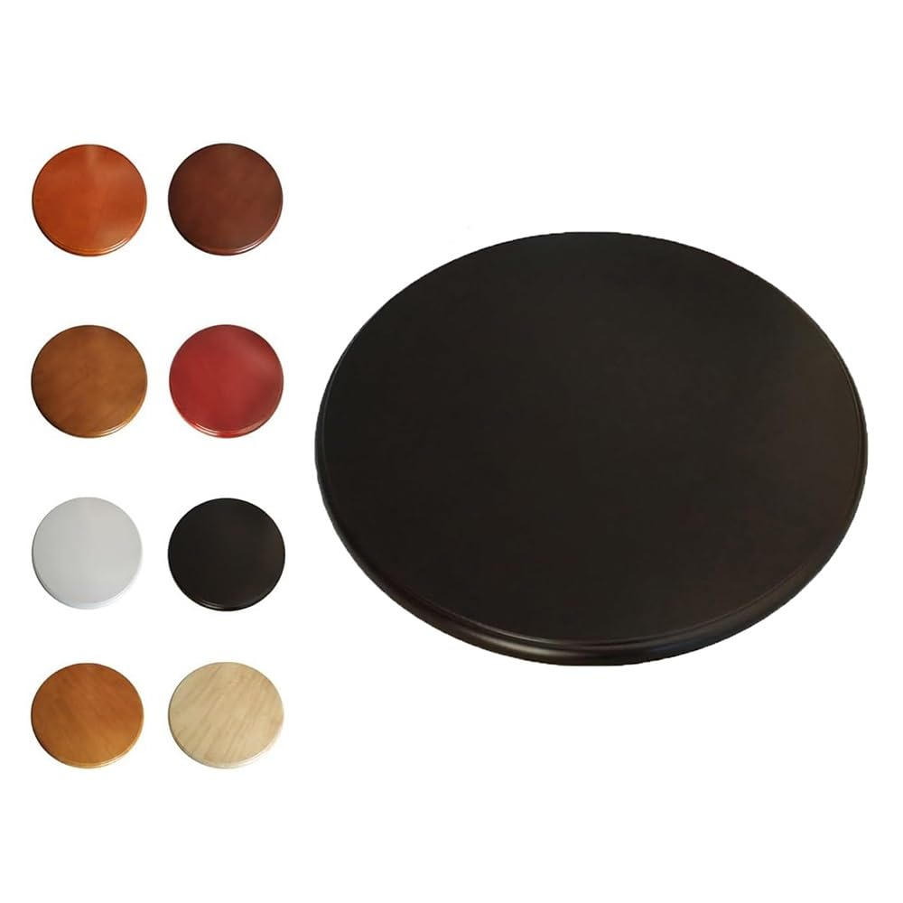 Bandeja De Servicio Giratoria De Mesa Lazy Susan Plato Giratorio De Madera Bandeja De Servicio Redonda 80cm 90cm 100cm Plato De Comedor Giratorio Plato De Servicio Giro Silencioso Y Suave(B