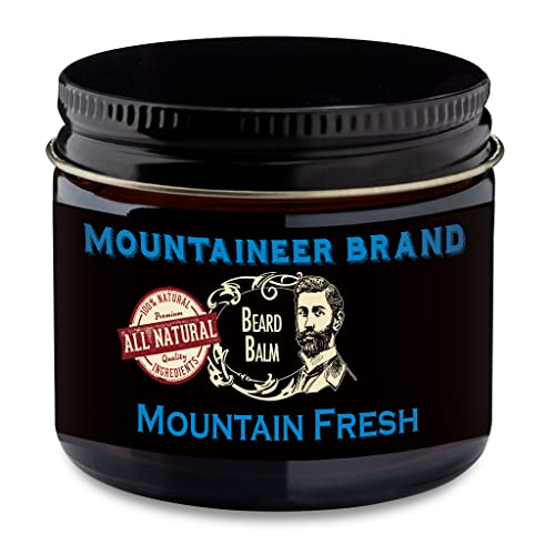 Mountaineer Brand Beard Balm For Men | All Natural Leave-In Conditioner To Moisturize Dry Itchy Skin | Beard Butter Hydrates, Softens And Tames Flyaway Hair | Adds Shine | Wv Coal 2Oz #TOP15