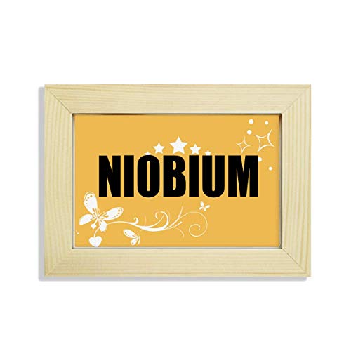 Niobium tableau en bois peint avec photo de fleurs pour un cadeau original