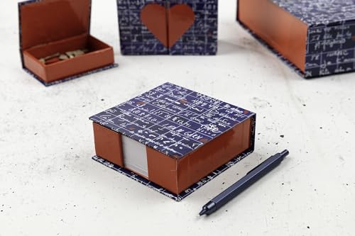 Clairefontaine 116324C - Le Mur des Je t’aime, Bloc cube 11x11x4cm contenant 300 feuillets unis 9,8x9,8 cm