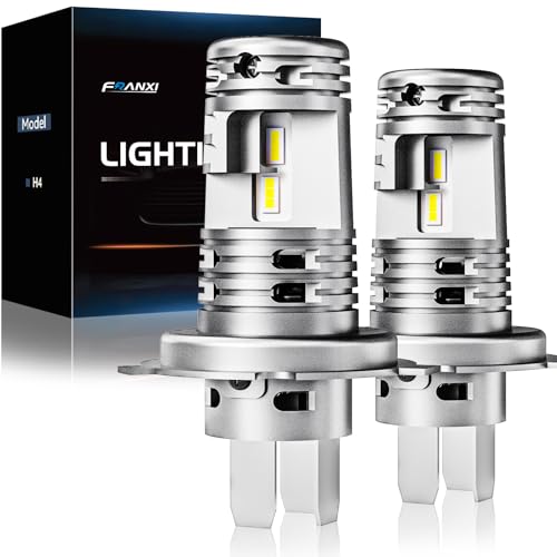 Image of FRANXI H4 /9003 /HB2 Bulbs, 16000LM Super Bright Fog Lights, Pack of 2