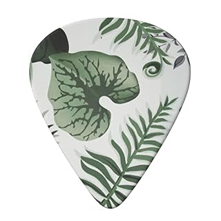ASDTEHCY Lot de 6 médiators en celluloïd, feuilles tropicales mélangées, fins, moyens et lourds pour guitares… - Les Beatles, Paul McCartney, John Lennon, RIngo Starr, George Harrison ASDTEHCY Lot de 6 médiators en celluloïd, feuilles tropicales mélangées, fins, moyens et lourds pour guitares… – Image 3