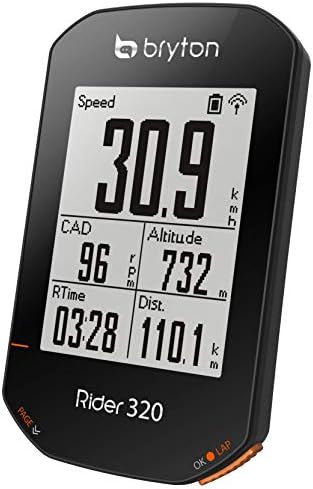 BRYTON RIDER 320E GPS CYCLE COMPUTER, Black