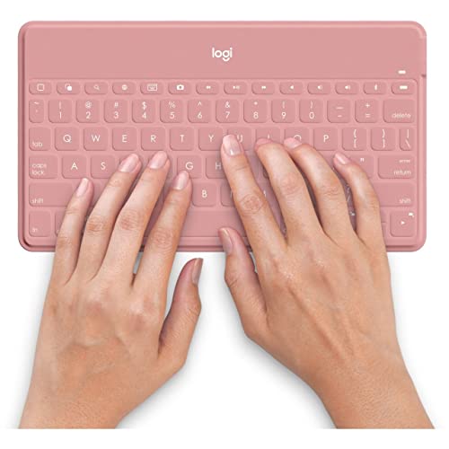 Logitech Keys-To-Go Clavier, Clavier QWERTZ Allemand - Rose