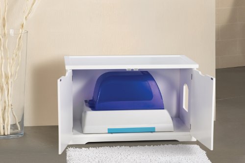 Merry Products Cat Washroom Bench, White #TOP3