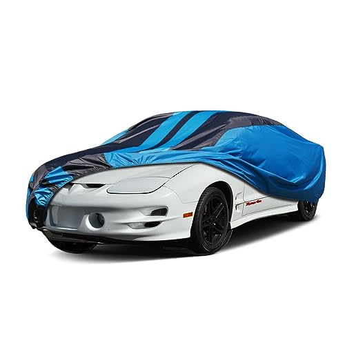 Image of Kaugung Car Cover Waterproof Custom Fit Pontiac Firebird(1982-2002), Full Exterior Cover for Automobiles Lightweight Resistant Outdoor Sun UV Rain Dust Snow Wind Protection.